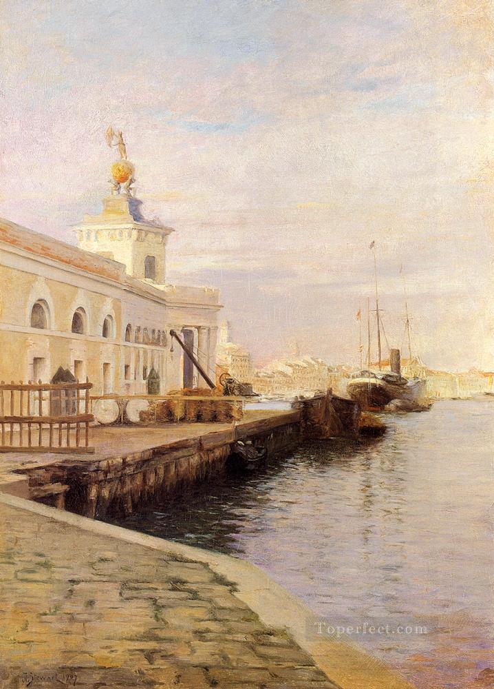 Vista del paisaje Julius LeBlanc Stewart Venecia Pintura al óleo